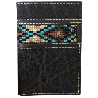 Roper Mens Tri-fold Wallet - Aztec Brown
