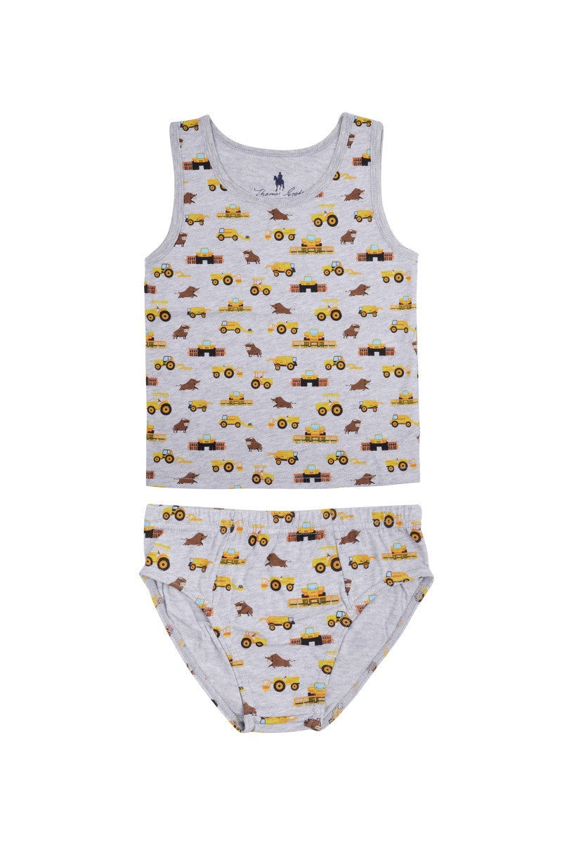 Thomas Cook Boys Singlet & Underwear Set Tractor Crossdraw Country Co.