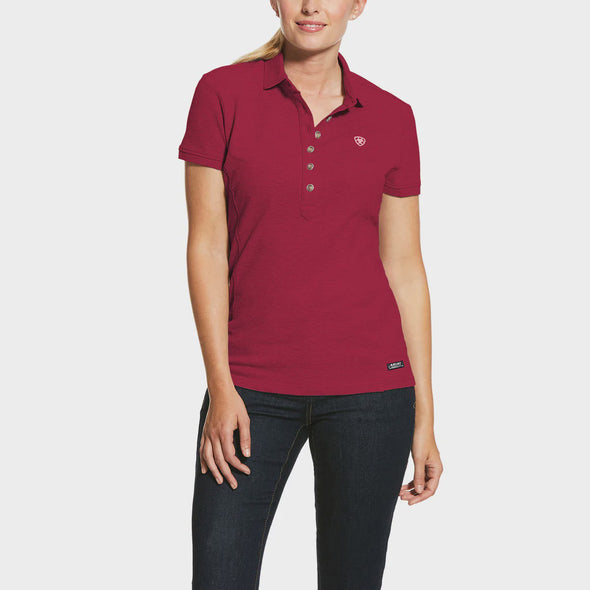 Ariat Ladies Prix 2.0 Polo - Red