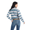 Ariat REAL Ladies Kirby Stretch L/S Shirt - Down Stream