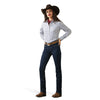 Ariat Ladies REAL Clover Straight Leg Perfect Rise Jeans -Canadian