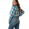 Ariat Ladies Curvy REAL Billie Jean L/S Shirt - Idabel Dobby Plaid