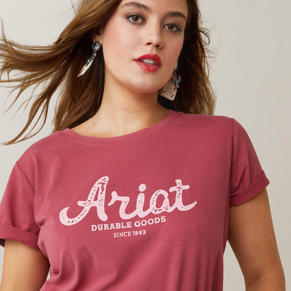 Ariat Ladies Curvy REAL Durable Goods SS T-Shirt