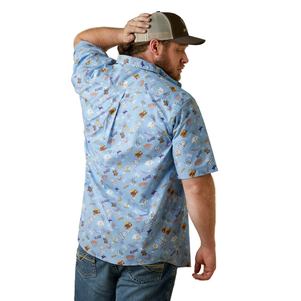 Ariat Men's Mauricio Classic S/S Shirt - Lilac