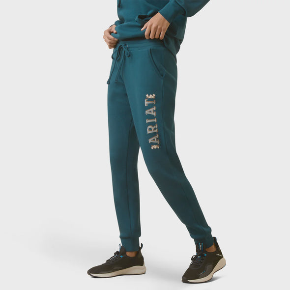 Ariat Ladies REAL Jogger Sweatpant - Reflecting Pond