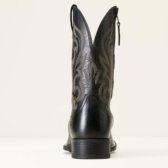 Ariat Men's Slim Zip Ultra Boot - Black Deertan