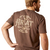 Ariat Men's Western Wheat T-Shirt - Brown Heather