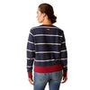 Ariat Tedstock Sweatshirt - Navy/White