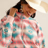 Ariat Ladies Ranger 1/2 Zip Sweatshirt - Tiffany Print