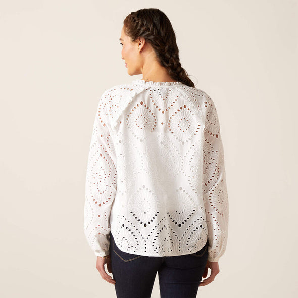 Ariat Decelea Blouse - White