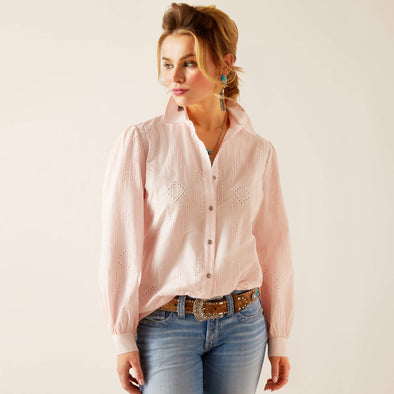 Ariat Ladies Romantic L.S Shirt - Icy Pink