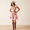 Ariat Ladies Sweetie Dress Wild Flower Print - Pink