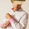 Ariat Men's W.F Ozzy Fitted L.S Shirt- Light Lilac