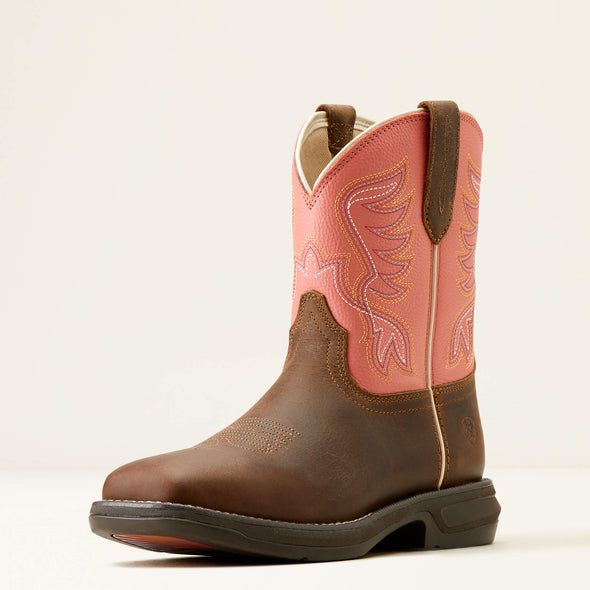 Ariat ladies Anthem Shortie Boot - Myra Honey Bee/ Cosmic Coral