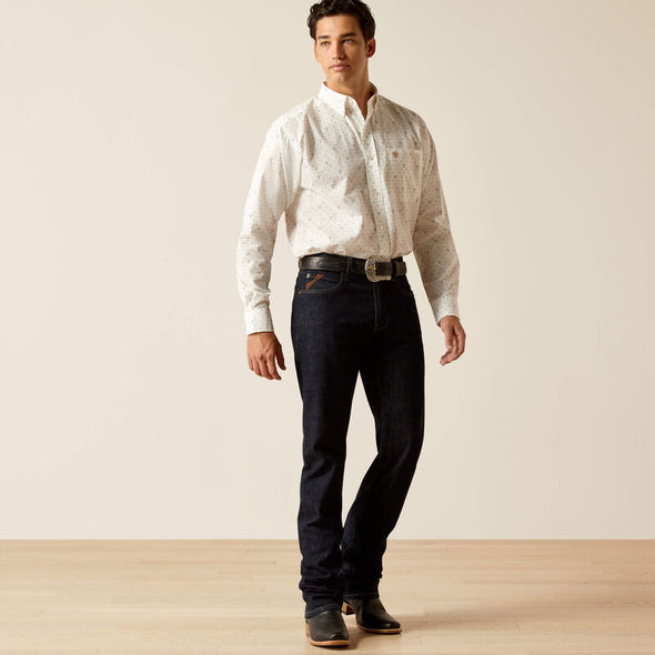 Ariat Men's Edmond L.S Shirt - White