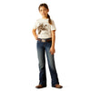 Ariat Girls Ariana Boot Cut - Pacific