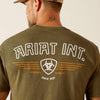 Ariat Men's Outline Wings Tee - Military Heather