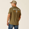 Ariat Men's Outline Wings Tee - Military Heather