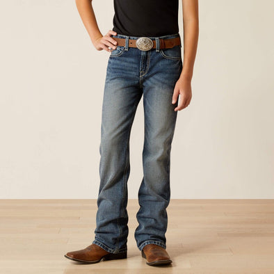 Ariat Boy's B4 Boot Cut Challenger Jean- Durango