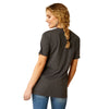 Ariat Ladies Barrel Beauty T-Shirt - Charcoal Heather