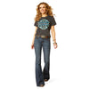 Ariat Ladies Southwest Classic T-Shirt - Charcoal Heather