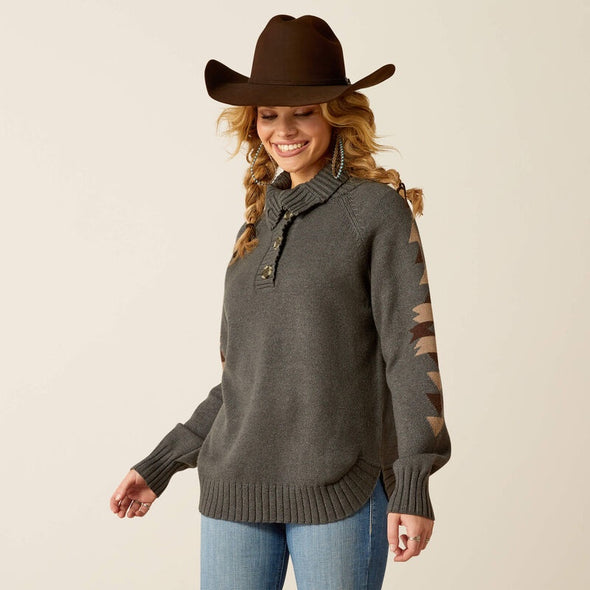 Ariat Ladies Madison Sweater - Heather Grey