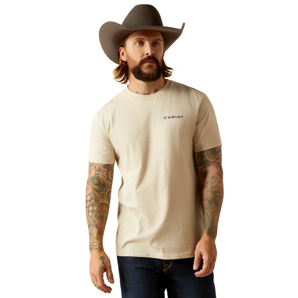 Ariat Men's Stamped Seal Tee - Natural