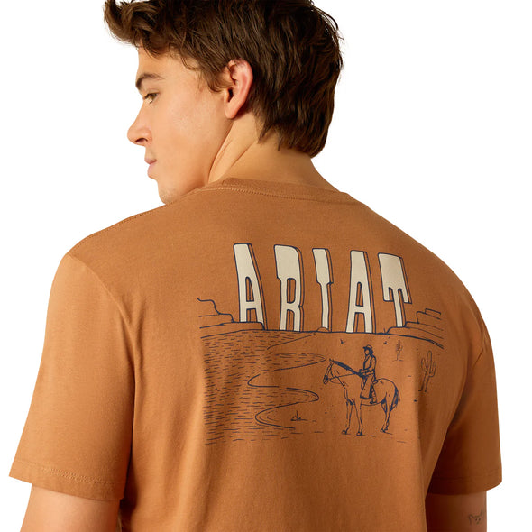 Ariat Mens Horizon Oasis T-Shirt - Chipmunk