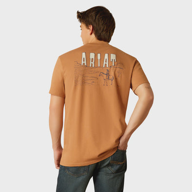 Ariat Mens Horizon Oasis T-Shirt - Chipmunk