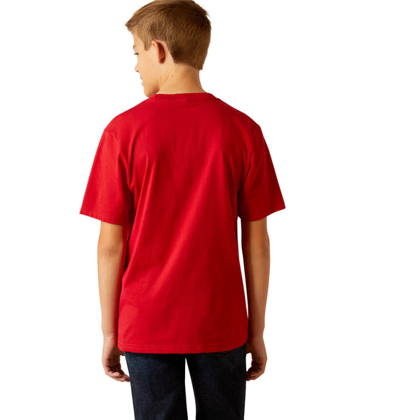 Ariat Boy's Hold Your Horses T- Shirt - Red