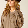 Ariat Ladies Marsh  Sweatshirt - Brindle