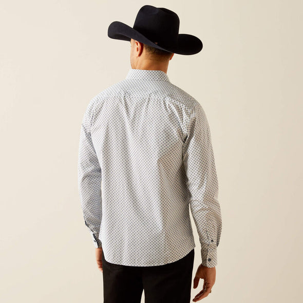 Ariat Men's Maxwell Modern Fit L.S Shirt - Blue