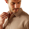 Ariat Men's Shaldon Polo - Brown Heather