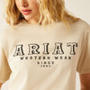 Ariat Ladies western Wear T-Shirt - Natural