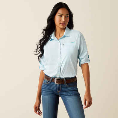 Ariat ladies VentTek Stretch Long Sleeve Shirt - Deco Watercolour