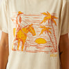 Ariat Ladies Western Surfer T-Shirt - Oatmeal Heather