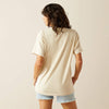 Ariat Ladies Western Surfer T-Shirt - Oatmeal Heather