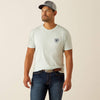 Ariat Men's Sunrise Bar Hex T-Shirt - Glacier