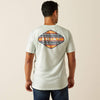 Ariat Men's Sunrise Bar Hex T-Shirt - Glacier