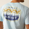 Ariat Men's Ogden Valley Badge T-Shirt - Light Blue