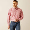 Ariat Men's Wrinkle Free Dane L.S Shirt - Red