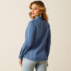 Ariat Ladies Everyday western Snap L.S Shirt - Light Chambray