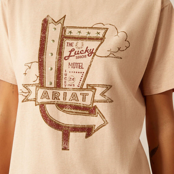 Ariat Ladies Roadside S.S T-Shirt - Muted Clay