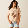 Ariat Ladies Roadside S.S T-Shirt - Muted Clay