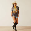 Ariat Ladies Retro Rodeo T-Shirt - Thunderstorm