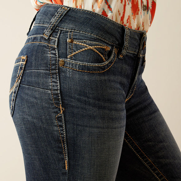Ariat Ladies Mid Rise Lilla Boot Cut Jeans - Missouri