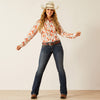 Ariat Ladies Mid Rise Lilla Boot Cut Jeans - Missouri
