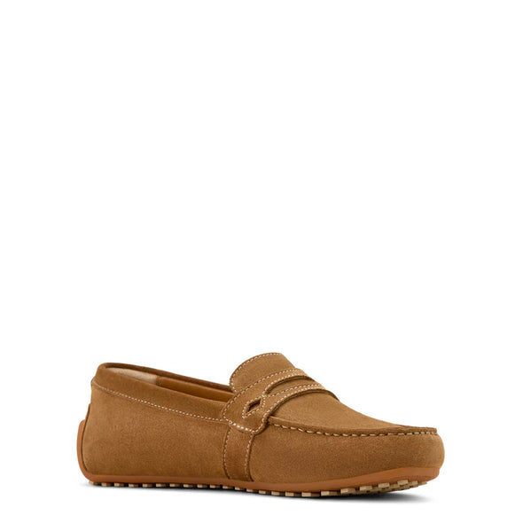 Ariat Ladies Selene Driving Moc - Caramel Suede