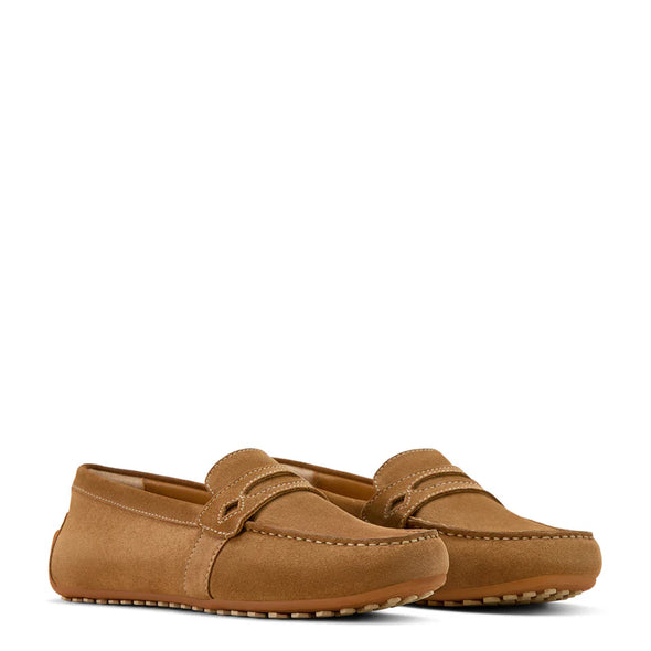 Ariat Ladies Selene Driving Moc - Caramel Suede