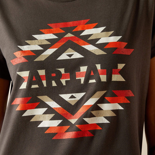 Ariat Ladies Southwest Classic T-Shirt - Vintage Black